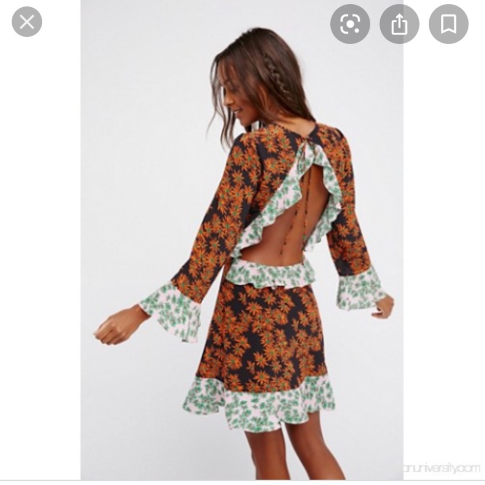 RIXO London Free People Rebecca mini dress